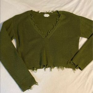 Lovers + Friends Cropped Sweater